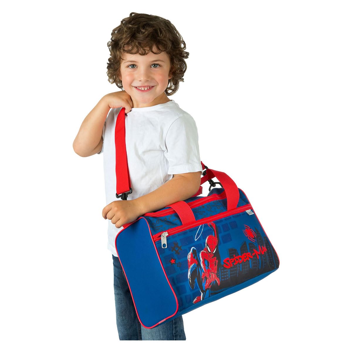 Spider-Man Borsa Sportiva Bambini 33 x 22 x 10 cm 8 Litri Blu/Rosso