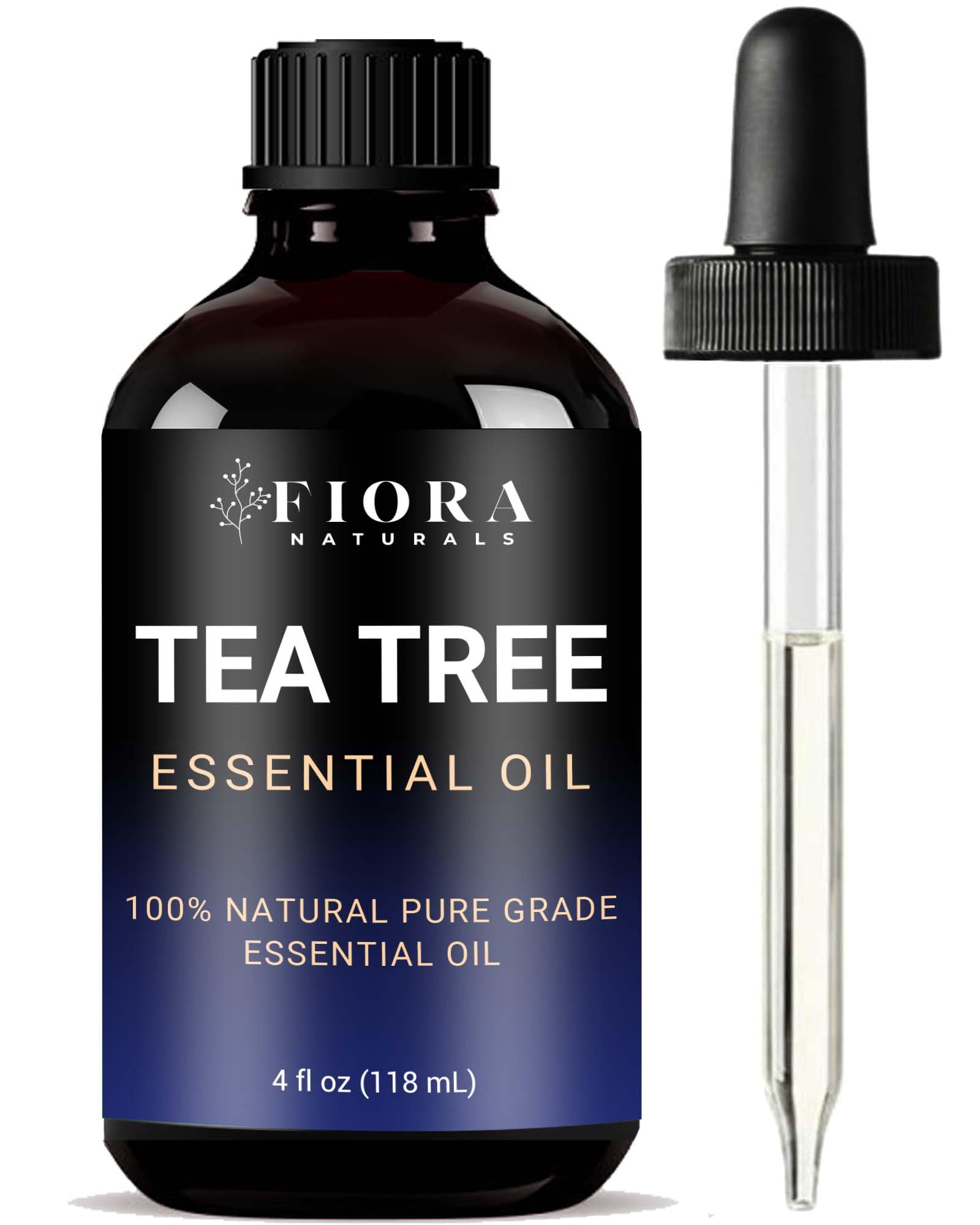 Fiora Naturals Tea Tree Oil – 100% Pure Tea Tree Essential Oil, 4 Fl Oz