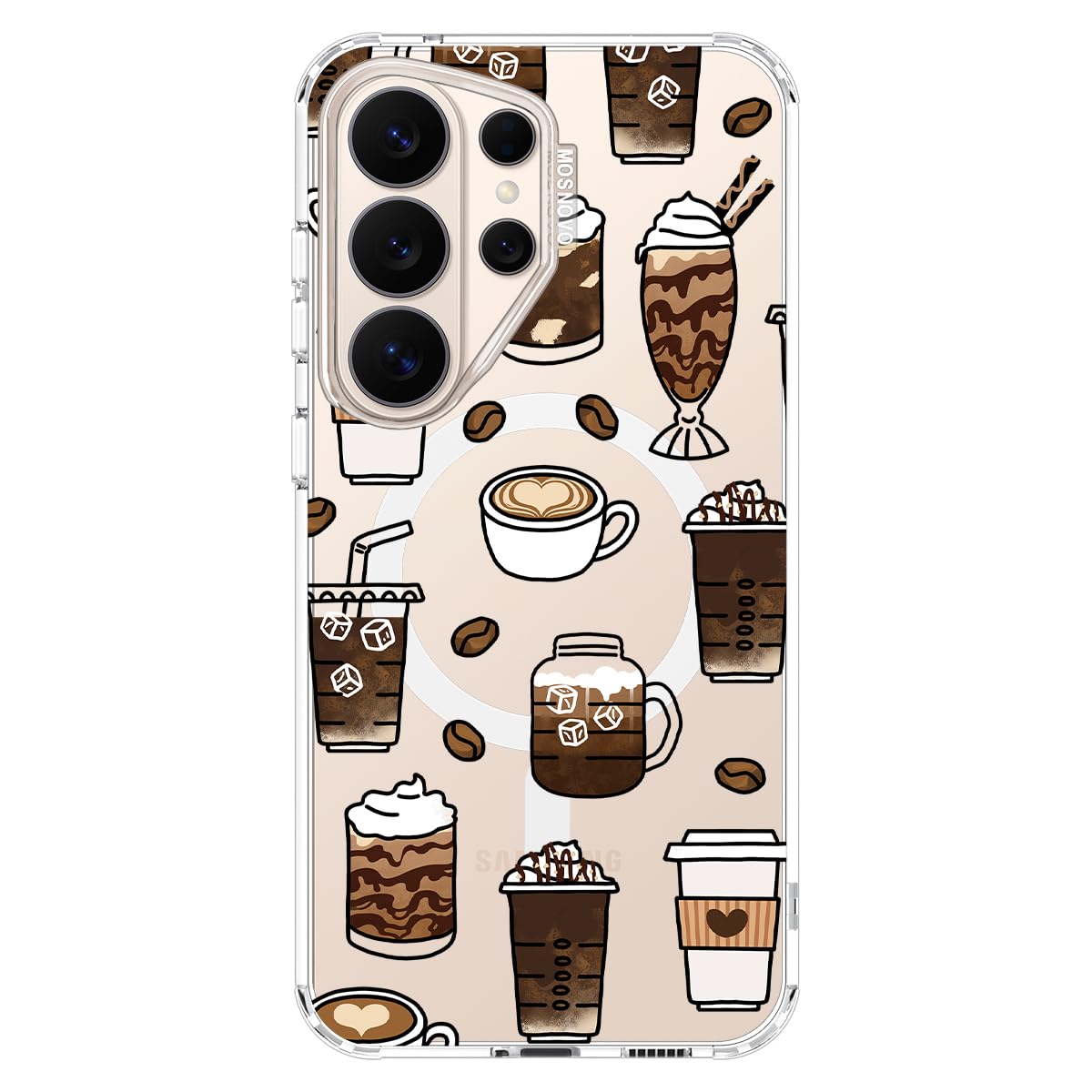 Coque transparente Samsung S26 Ultra couleur Café pour vos trajets - 7
