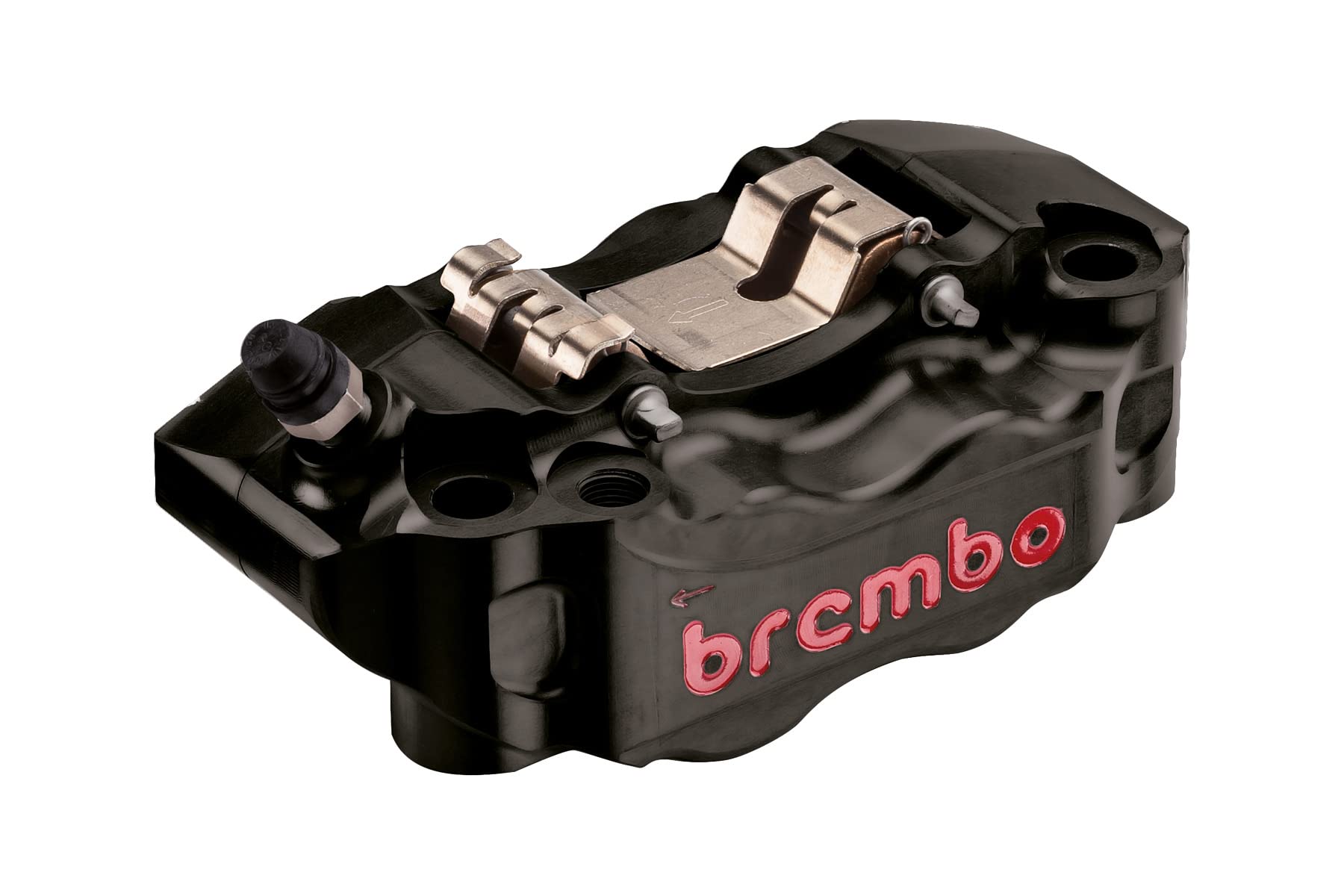 brembo艶ブラックアルマイトレッドロゴ 左右セット(チタンボルトカスタム) brembo艶ブラックアルマイトレッドロゴ 左右セット(チタンボルト