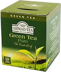 Ahmad Tea London Chá Verde Pure 10 Unidades De 20G