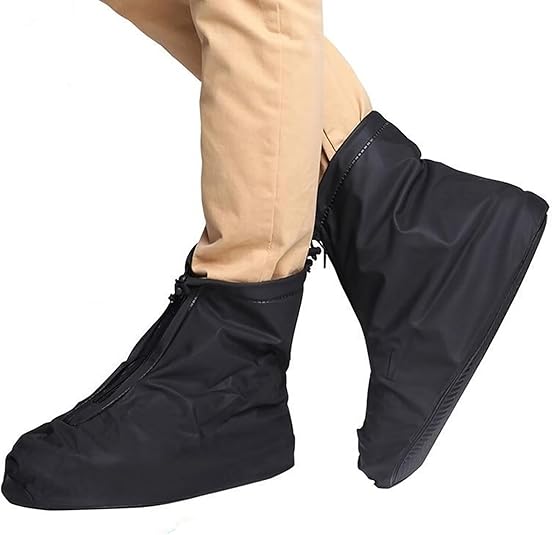 Copriscarpe Impermeabili Sepikvin Riutilizzabili - Antiscivolo Con Cerniera Per Pioggia E Neve