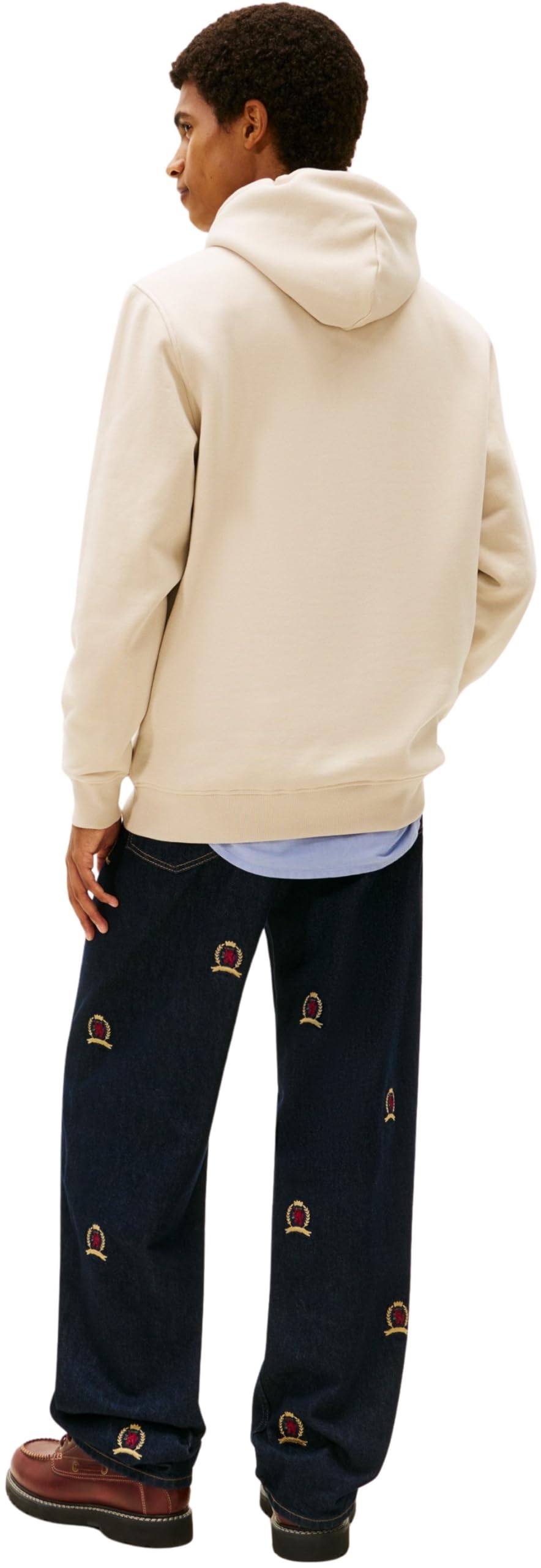 Tommy Jeans Sudadera Hombre Linear Logo con Capucha
