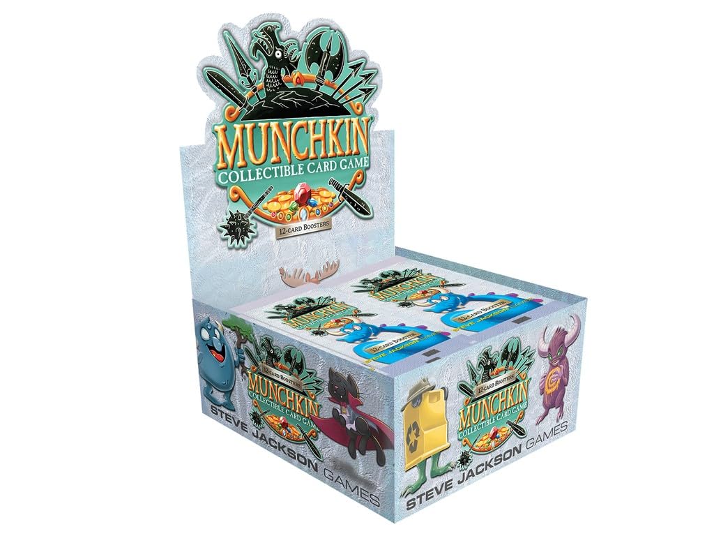 2018 Munchkin Booster Box TCG CCG Collectible Card Game Season 1 : Toys & Games