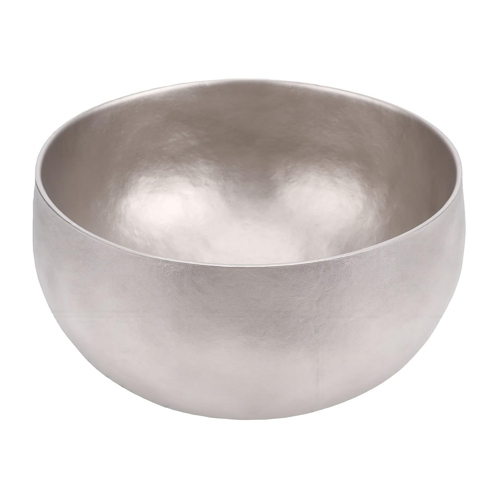 Naroote Große Servierschüssel, 2 L, Ti-Legierung, Doppelwandig, Metall-Suppenschüssel für Suppe, Reis, Salat, Nudeln und Abendessen, Küche, Camping, Kratzfest, Leicht, Tragbar