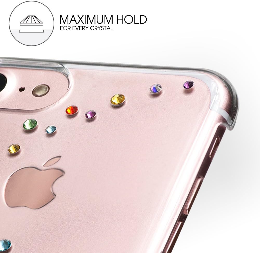 Best Deal Cheap 🛒 iPhone 8 Plus & 7 Plus Case | Bling My Thing Ultra Clear Sleek Drop Protection Slim Clip-on Cover w/Swarovski Crystals - Pure Brilliance | Original Exclusive Retail Packaging