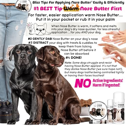 Image of The Blissful Dog Labrador Retriever Nose Butter, Versatile Dog Nose Balm for Dry Nose, Handcrafted Nose Moisturizer, Easy-to-Apply Dog Essentials, Unscented, 2 oz.