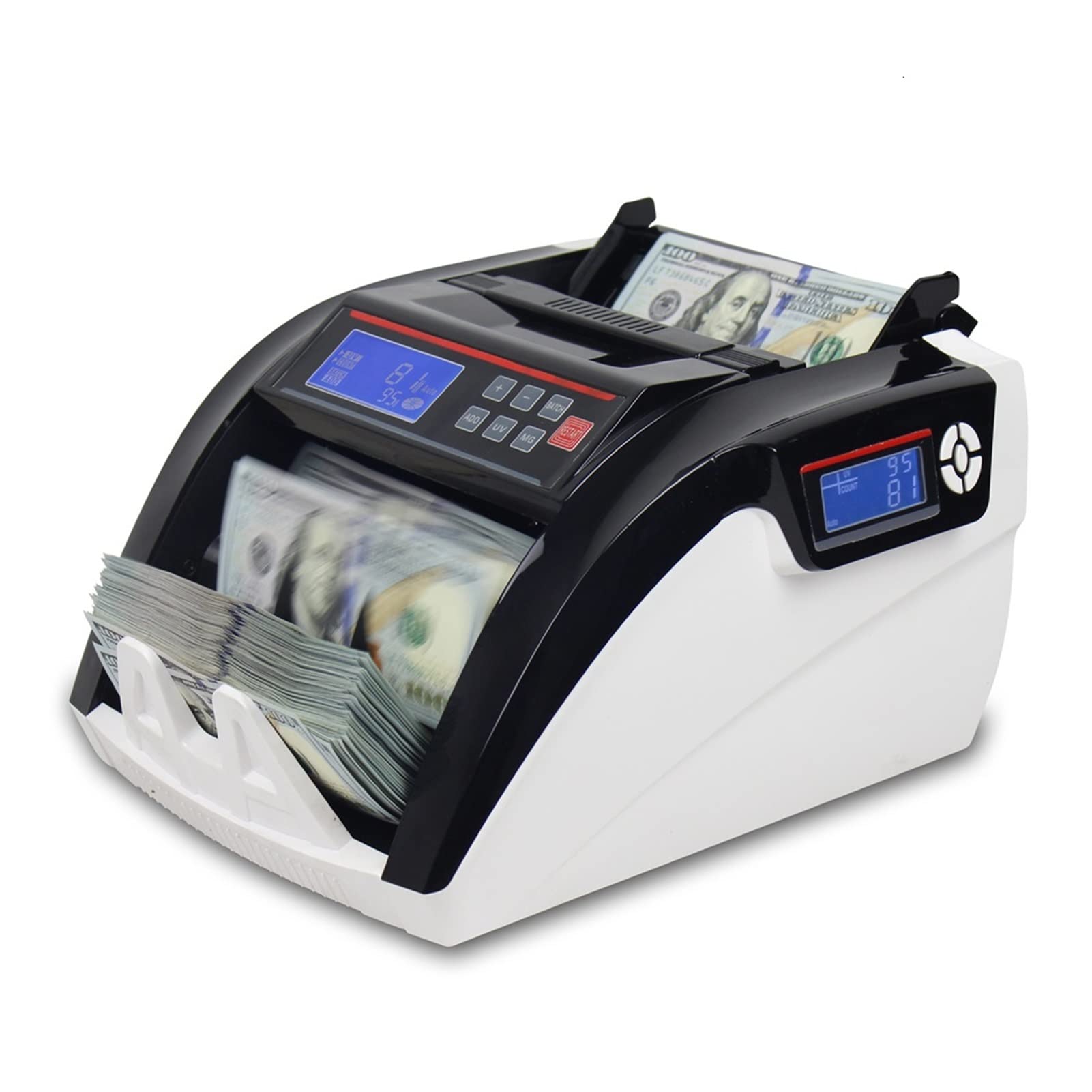 - Maszyna pieniężna 580 0D UV/3MG LCD Wyświetl z 3 magnesami wielokurlenty liczba maszyn do liczenia pieniędzy Licznik pieniędzy
