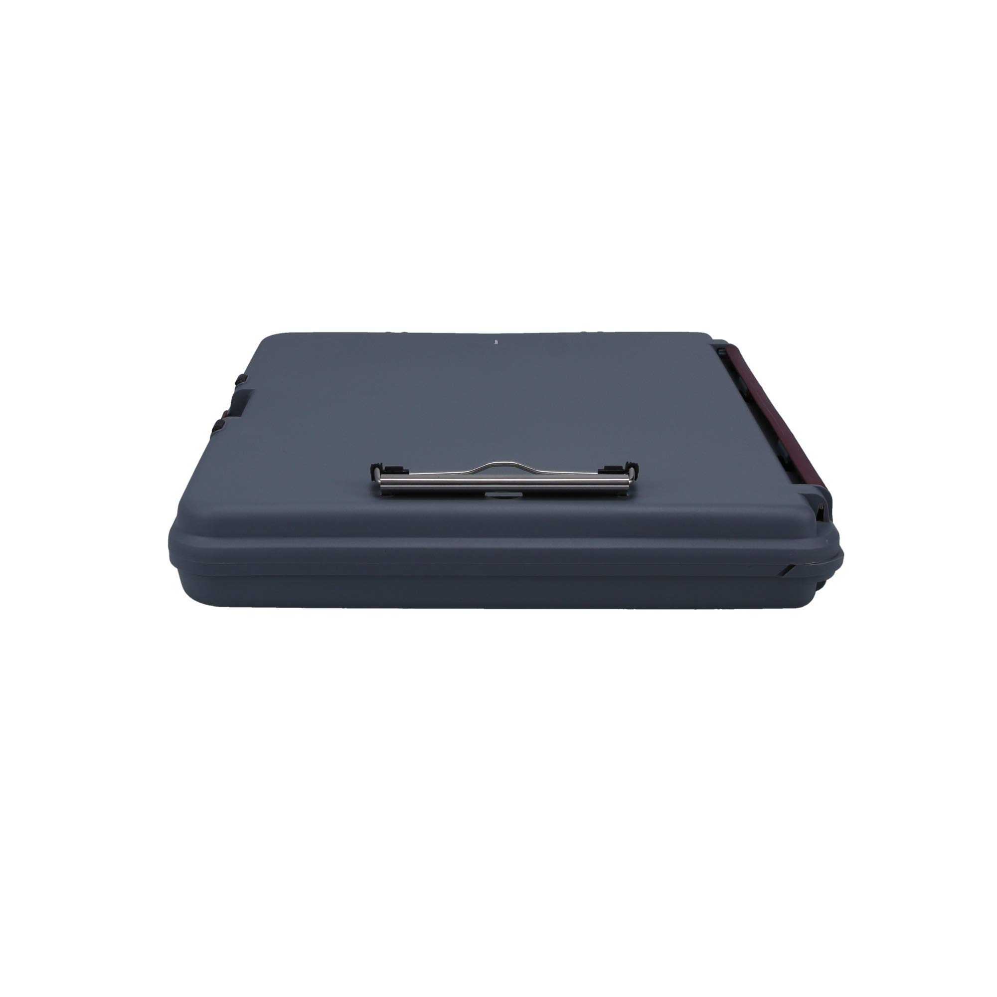 Saunders Charcoal And Maroon Ringmate Plastic Storage Clipboard