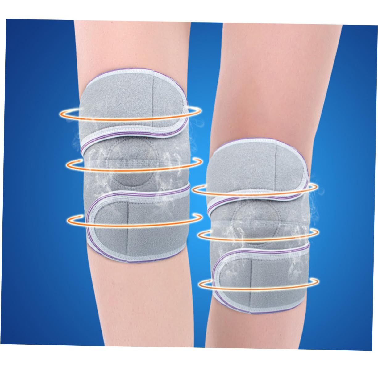 Healeved 1pair Self-heating Knee Pads for Magnetic Therapy Knee Support for Cross Workouts Elastic for Comfort and Mobility