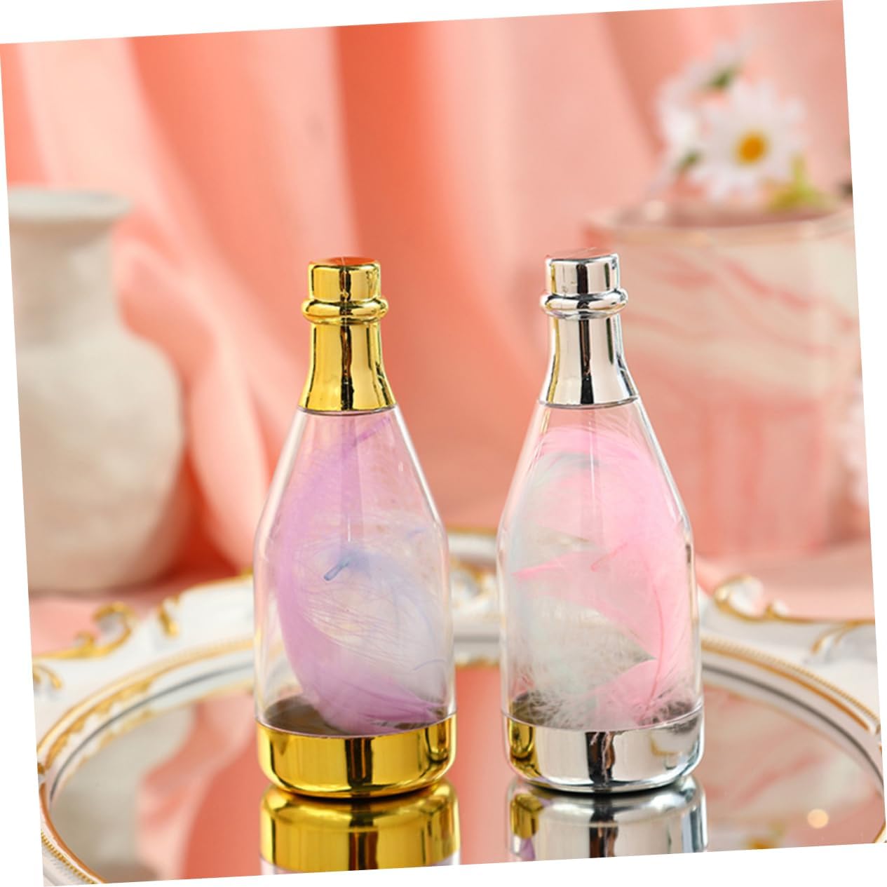 FOMIYES 30pcs Mini Bottle Candy Boxes Bridal Shower Candy Favors Luxury Wedding Candy Present Box Pp Material Safe Gentle Design Versatile Party Supplies