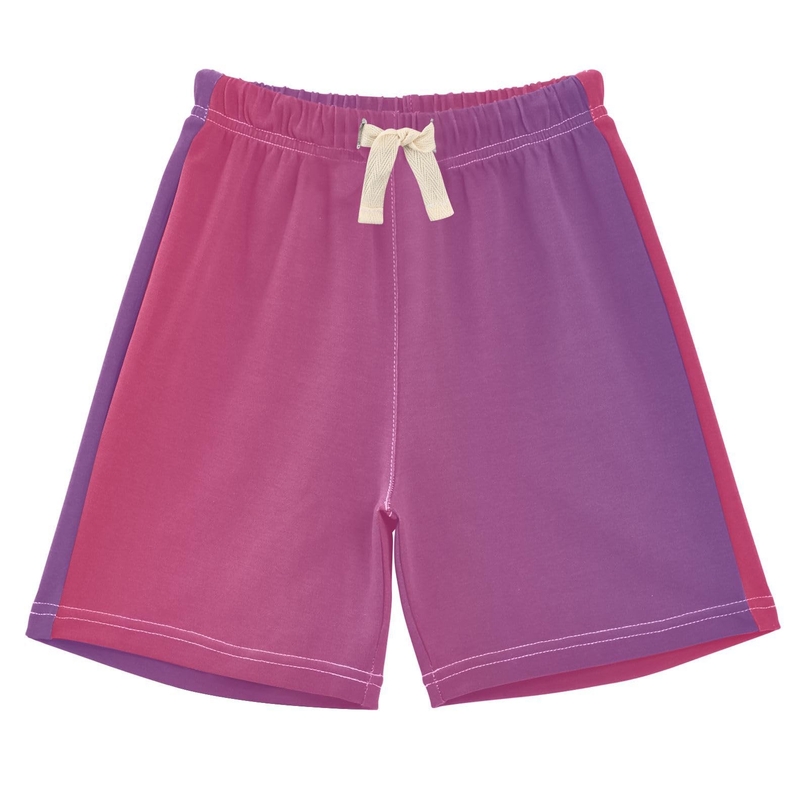 J JOYSAY Pink Lavender Toddler Baby Boy Shorts Running Athletic Shorts with Drawstring Elastic Waist Toddler Boys Shorts for 2T Kids