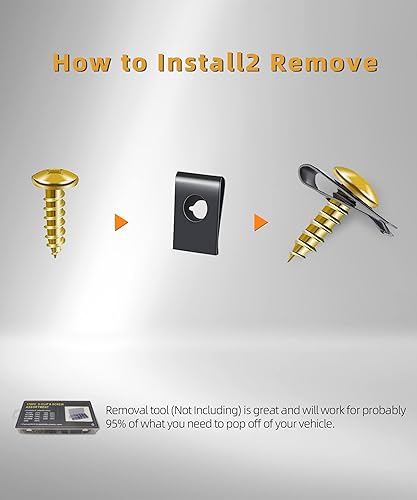 Miniatura 4 de Kit de 170 tornillos de clip en U, clip en U para automóvil con tornillo, tuercas en U para automóvil con tornillo autorroscante, clips en U, juego