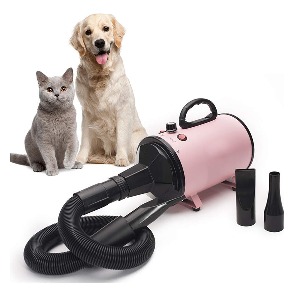 Secador Para Perros Secador Para Perros Secador De Pelo Para Perros 3.2Hp 2400 Potente Fuerza De Soplado Velocidad Ajustable Continua Secador De Fuerza Para El Cabello Para Mascotas Soplador Para Pel