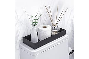 Toilet Tank Storage Tray: Minimalist Modern Decor for Your Bathroom