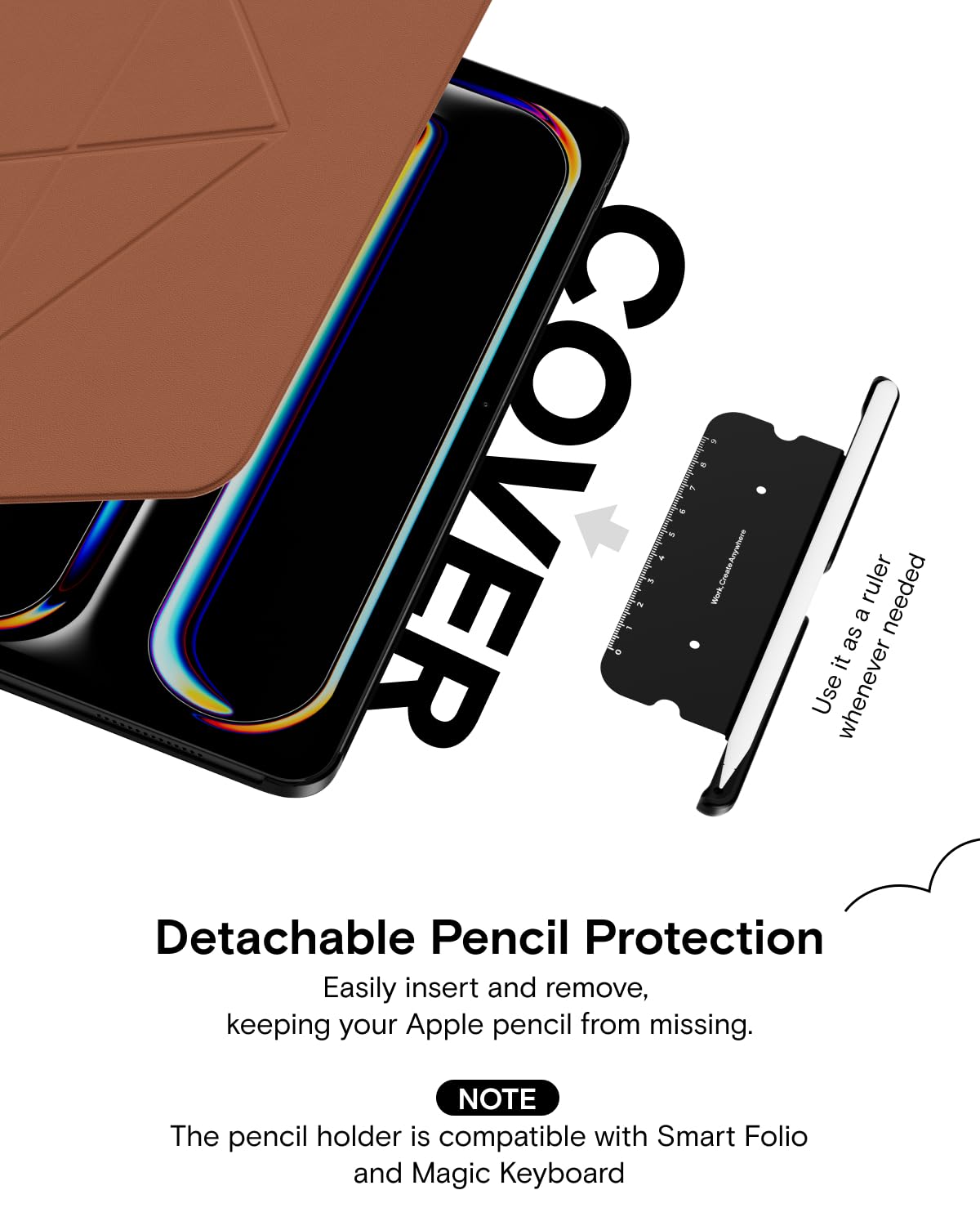 MOFT Case for iPad Pro 13 inch (M4 2024), Slim Float Folio Case