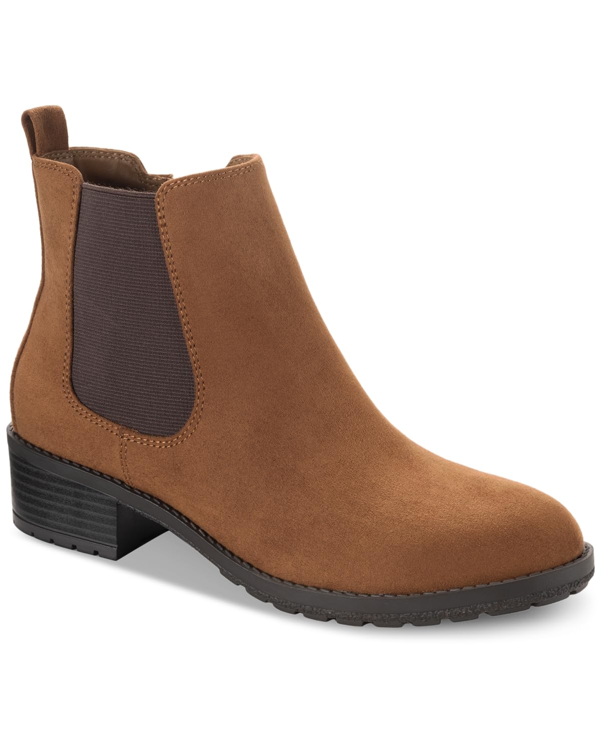 Style Co Womens Gladyy Faux Suede Ankle Ankle Boots