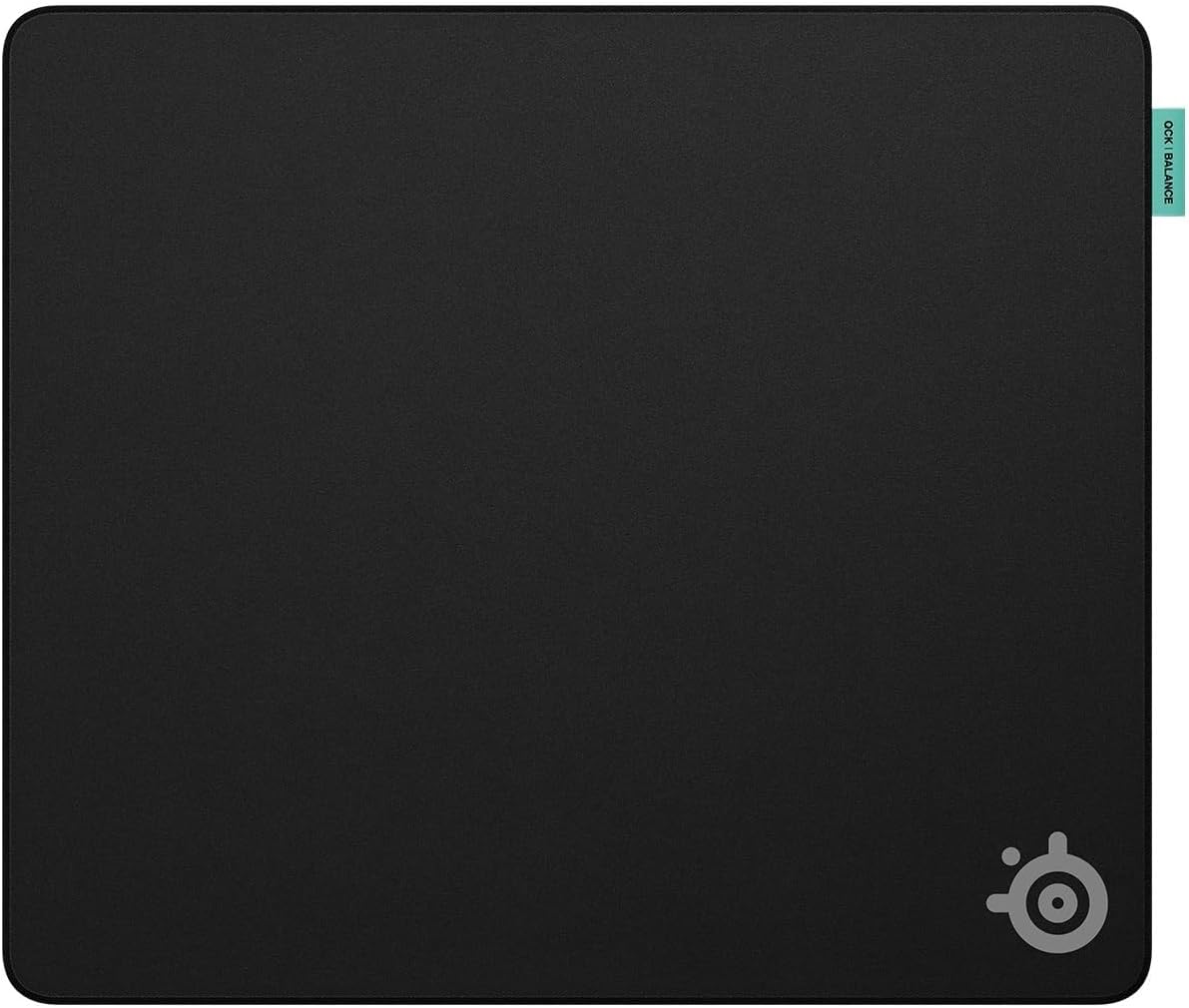 SteelSeries QcK L Performance Balance Gaming Mousepad - Extra density for a smooth glide - Low-profile edge stitching - Non-slip neoprene rubber base - 490 x 420 mm size - FPS, MOBAs, RTS, MMO