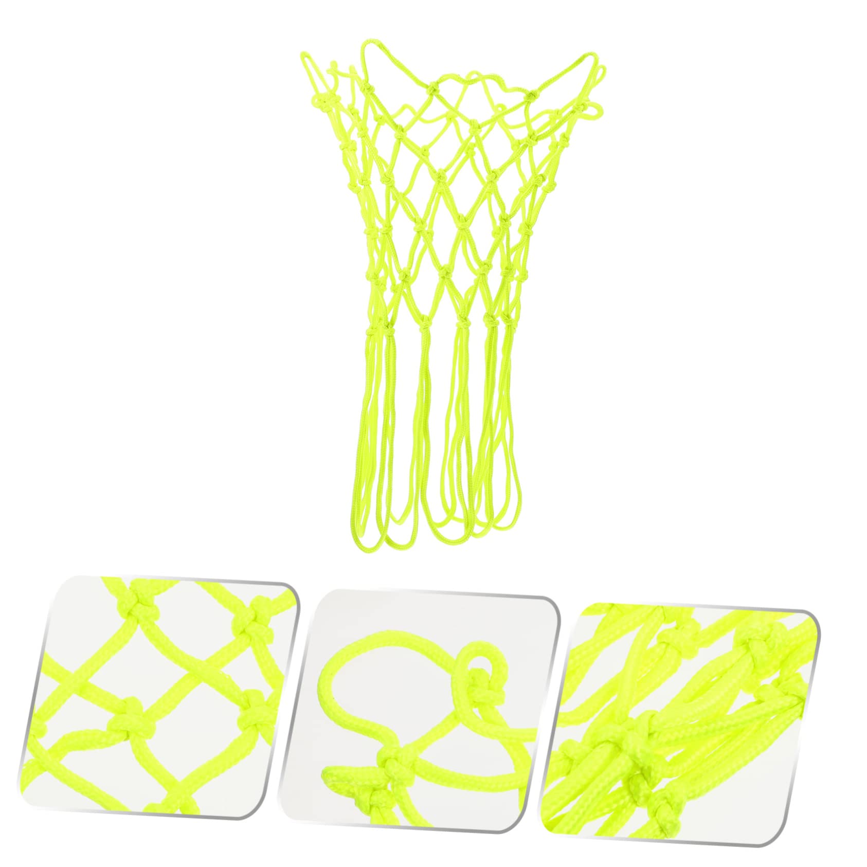 KOMBIUDA Basketball Net Heavy Duty Braided Mesh for Professional Use Durable and Tangle Design Suitable for All Weather Conditions and Standard Rims