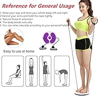 Vista 5 de Ab Twist - Disco giratorio de cintura ajustable con asas, disco giratorio de equilibrio adelgazante de cintura con suela de pie de masaje