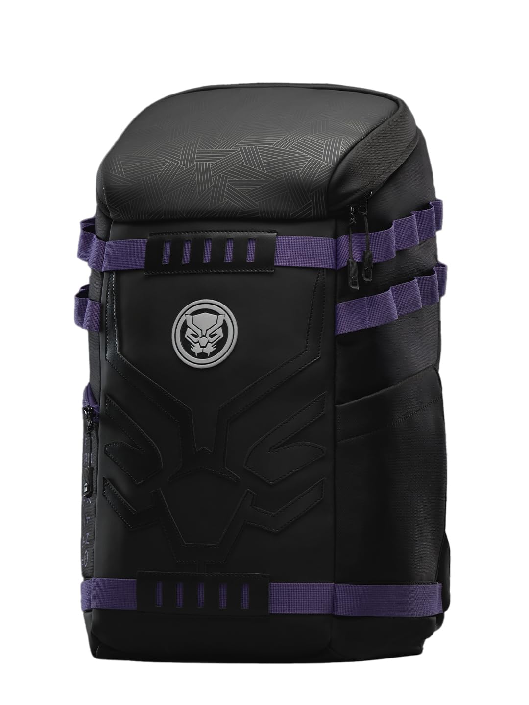 the souled store Marvel Black Panther: Tactical Backpack | 22L Laptop Bag (Fits 16 Inch) | Water-Resistant Polyester with Reflective Badge & Luggage Strap-picture-53