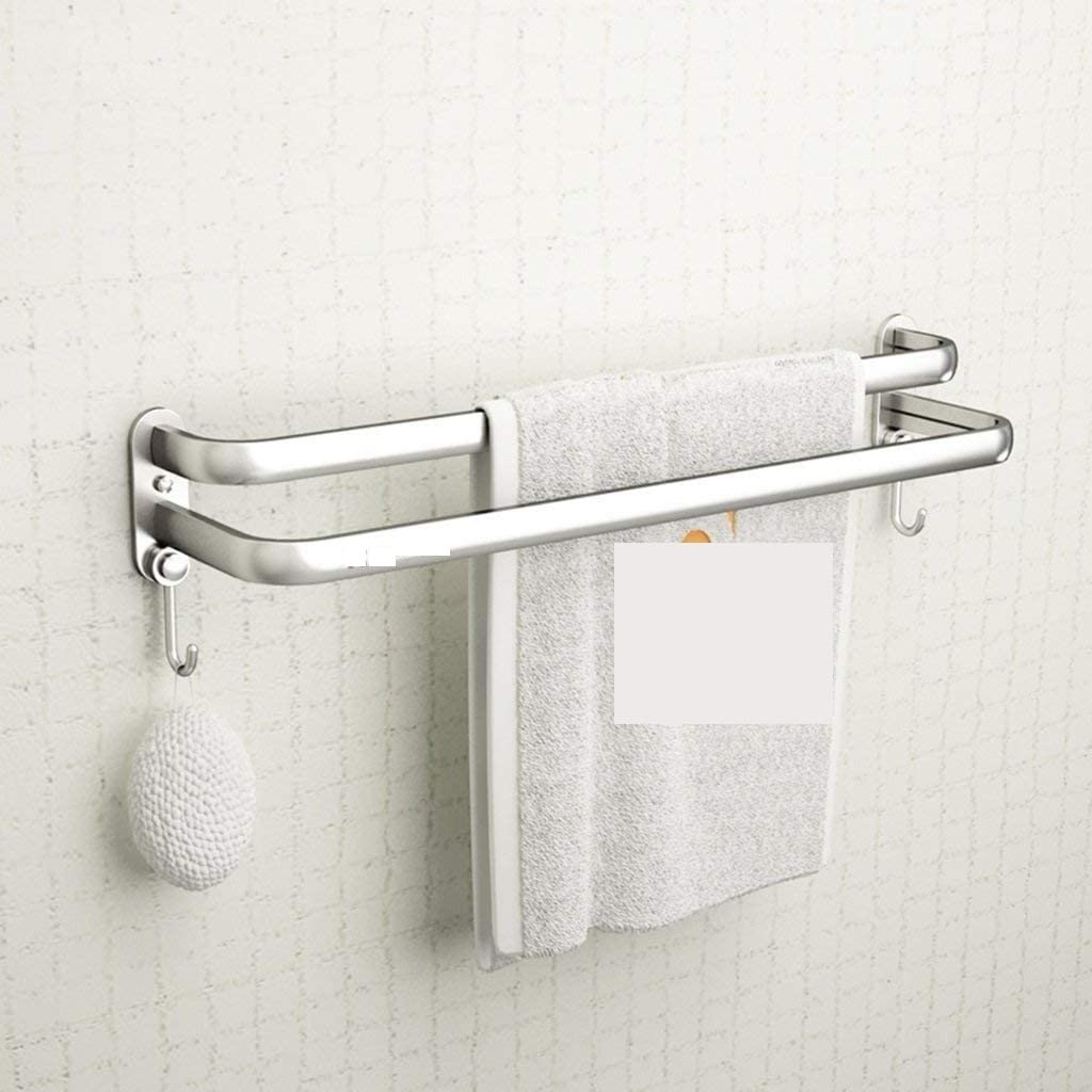 Habrur Toallero baño Pared Toallero De Baño Espacio Aluminio Montado En La Pared Toallero Toallero Toallero De Baño Torre Percha Toalleros de baño Pared