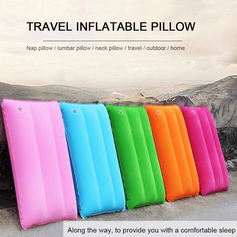 Camping Travel Pillow Inflatable Compressible Adjustable Portable