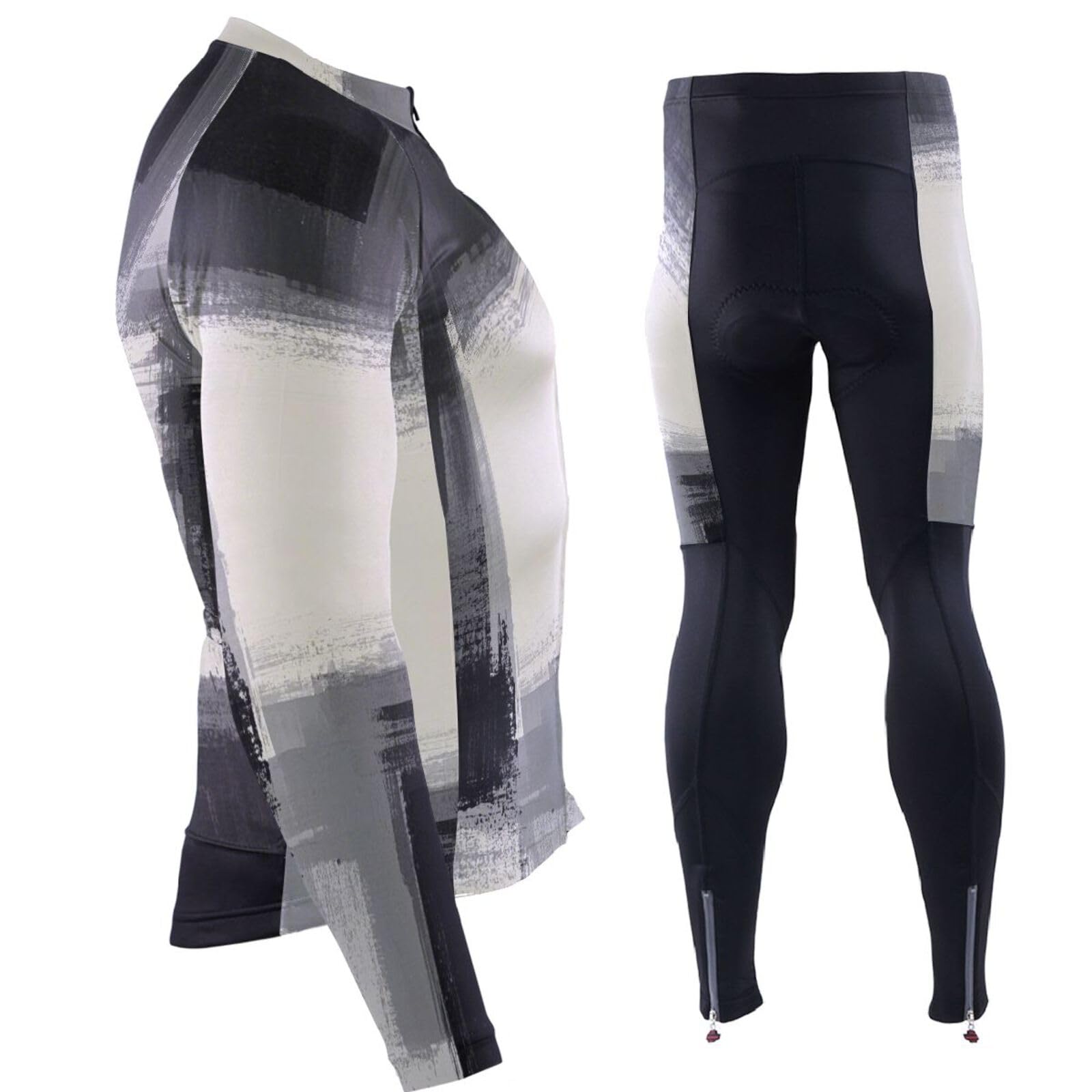 Fahrradtrikot für Herren mit Taschen, leichtes Radtrikot, 3D-gepolstert