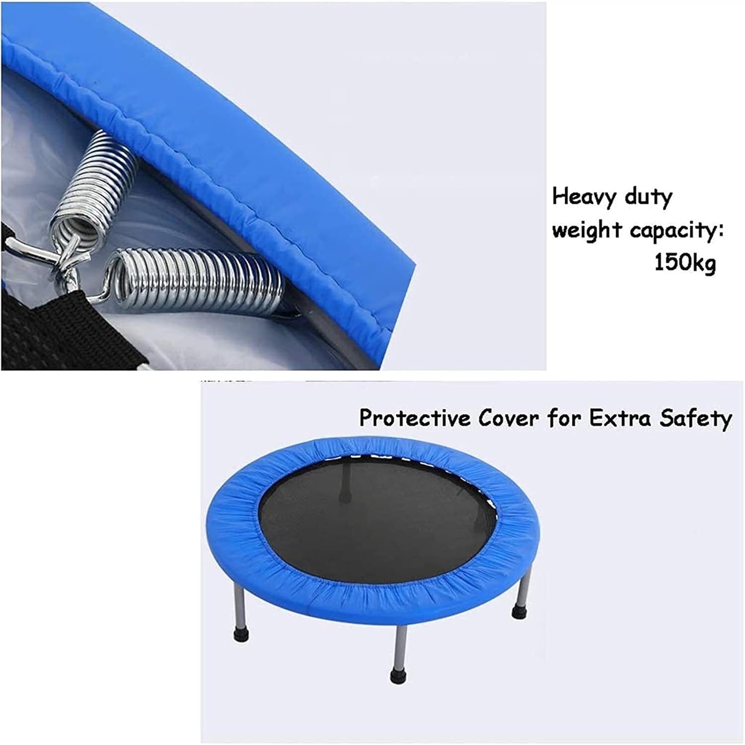 BK 35 39 47'' Silet Fitness trampolina dla dorosłych Indoor Rebounder Ultimate Urban Cardio Jump Fitness Trainer z zakrytym systemem linowym bungee 90 x 25 cm