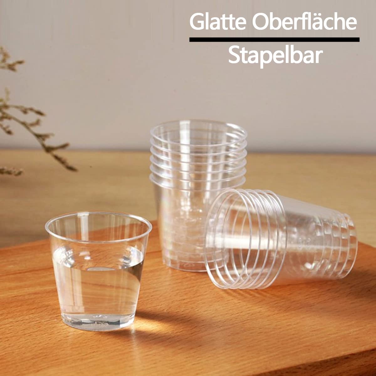Set Da 30 Bicchierini Da Shot In Plastica Dura 30 Ml: Riutilizzabili, Trasparenti, Perfetti Per Feste, BBQ E Matrimoni - 2