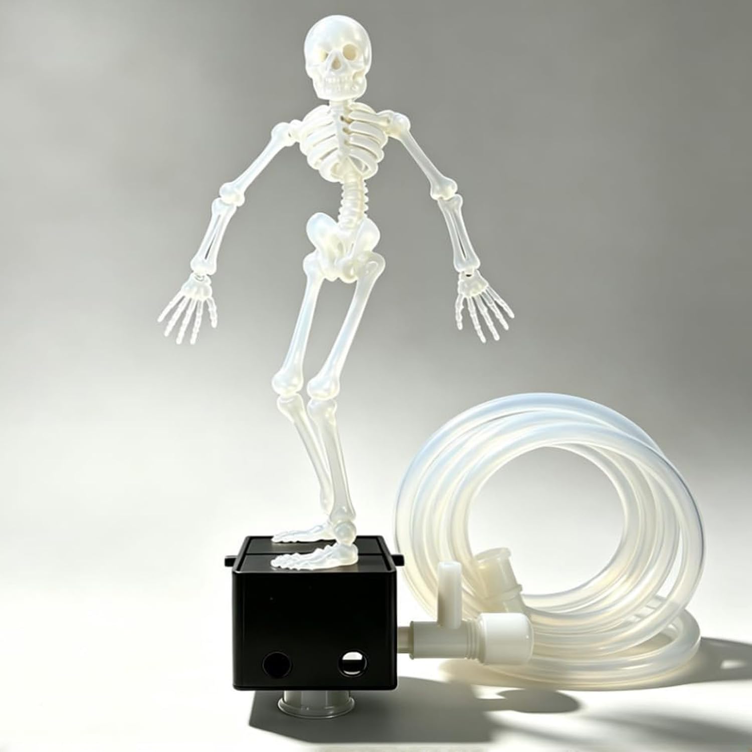 Dancing Skeleton Aquarium Bubbler, 2026 New Interactive Fish Tank Decor