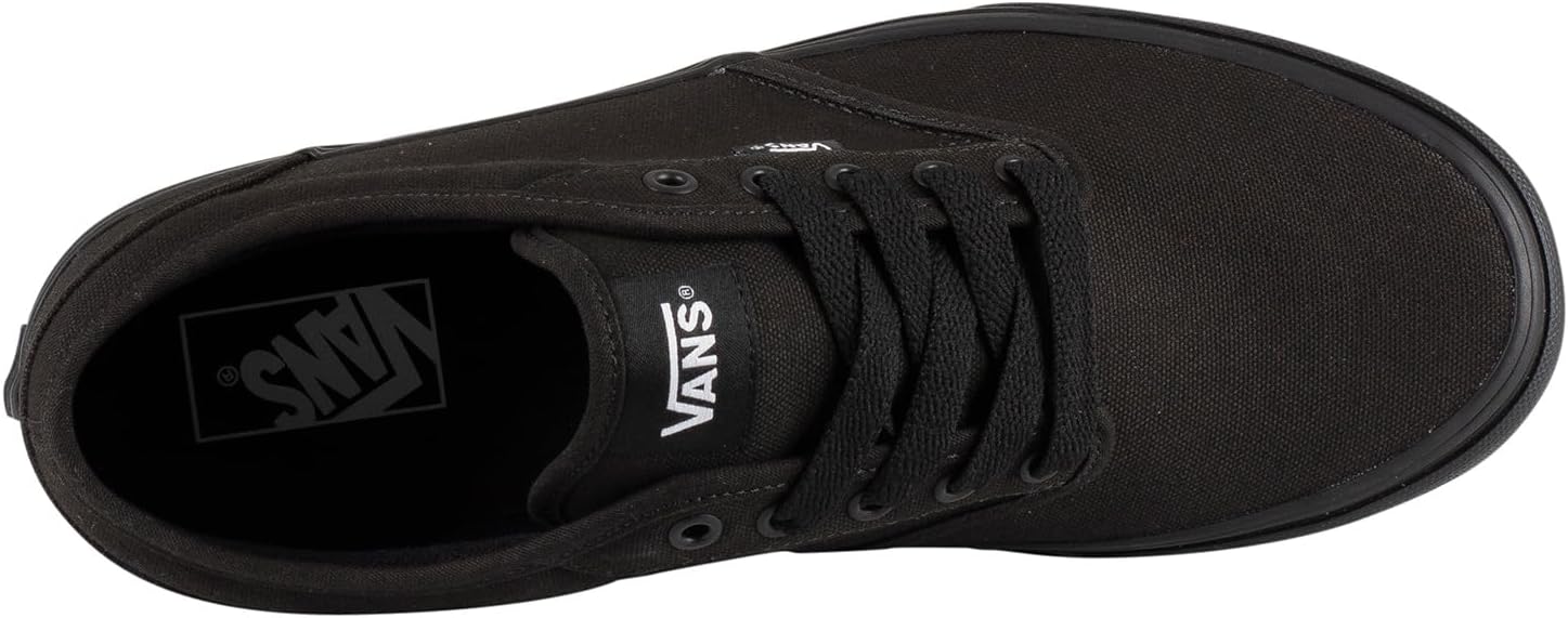 Vans Men's Atwood Low-top Trainers Sneaker 8.5 Canvas Black/Black