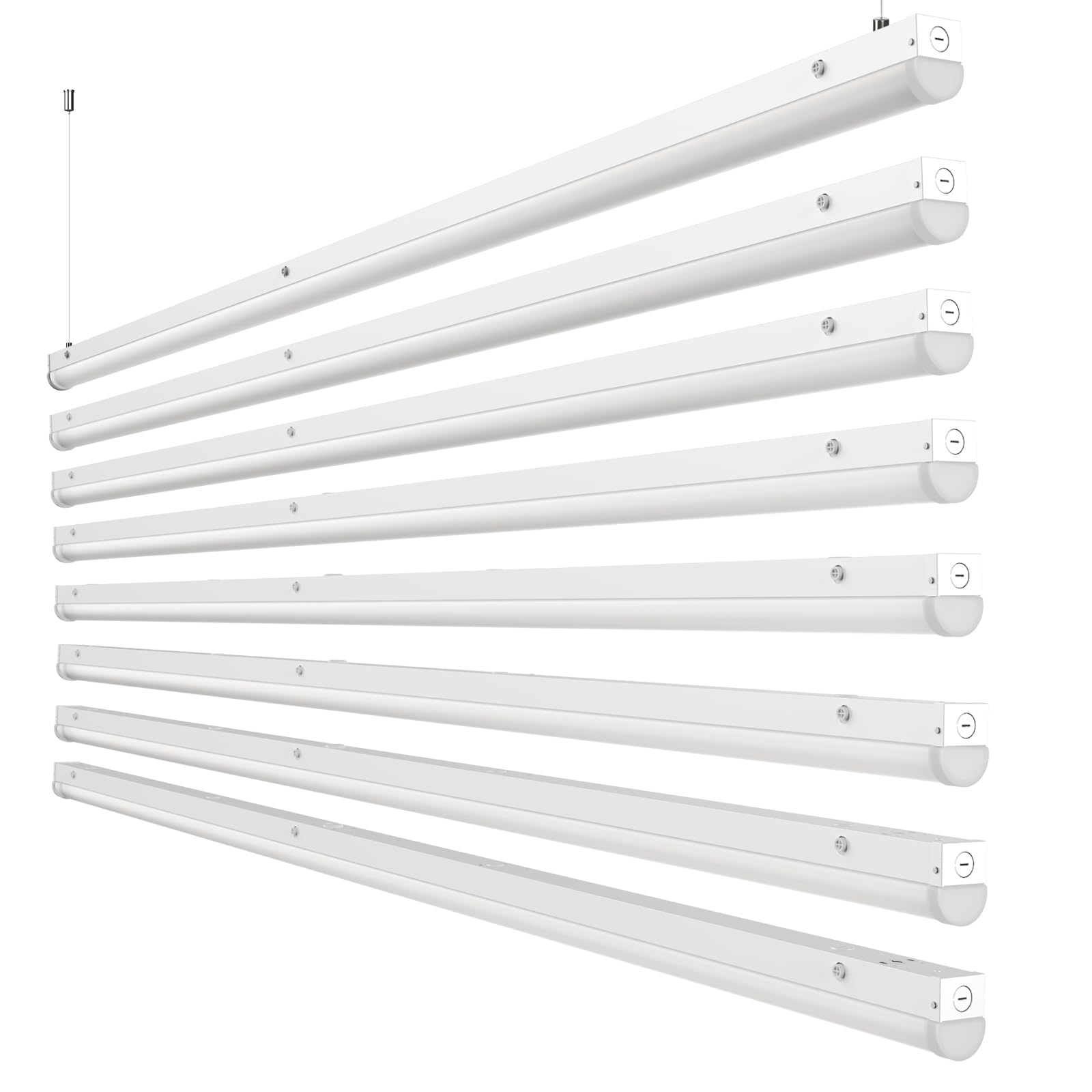 HYPERLITE 8 Foot LED Light Fixture 80 70 60W Led Linear Strip Fixture 3500K 4000K 5000K CCT Selectable