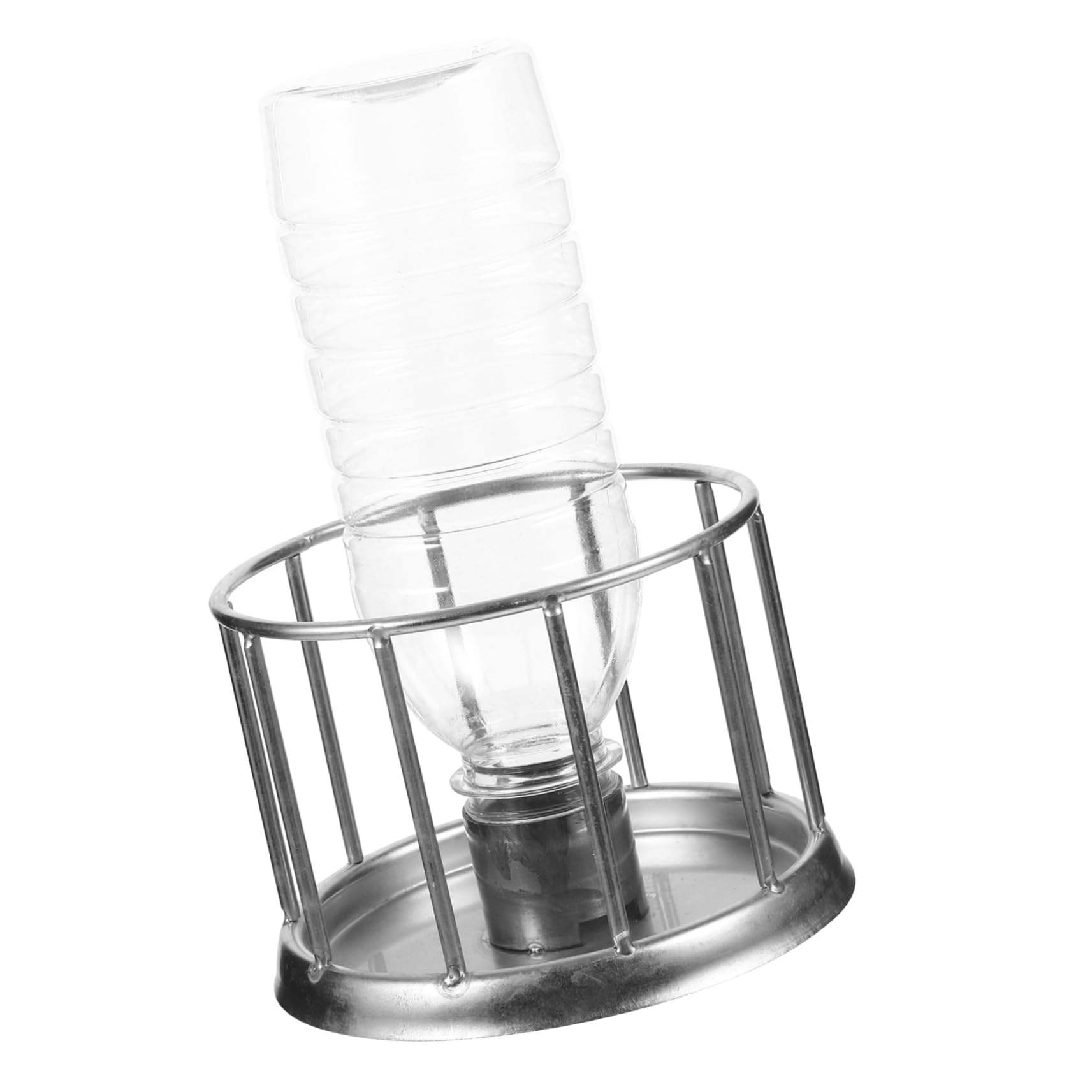 Kisangel 5piezas Bebedero Mini Inoxidable para Reptiles y Tortugas Dispensador Multifuncional De Agua y Comida Plato Antideslizante para Terrarios y