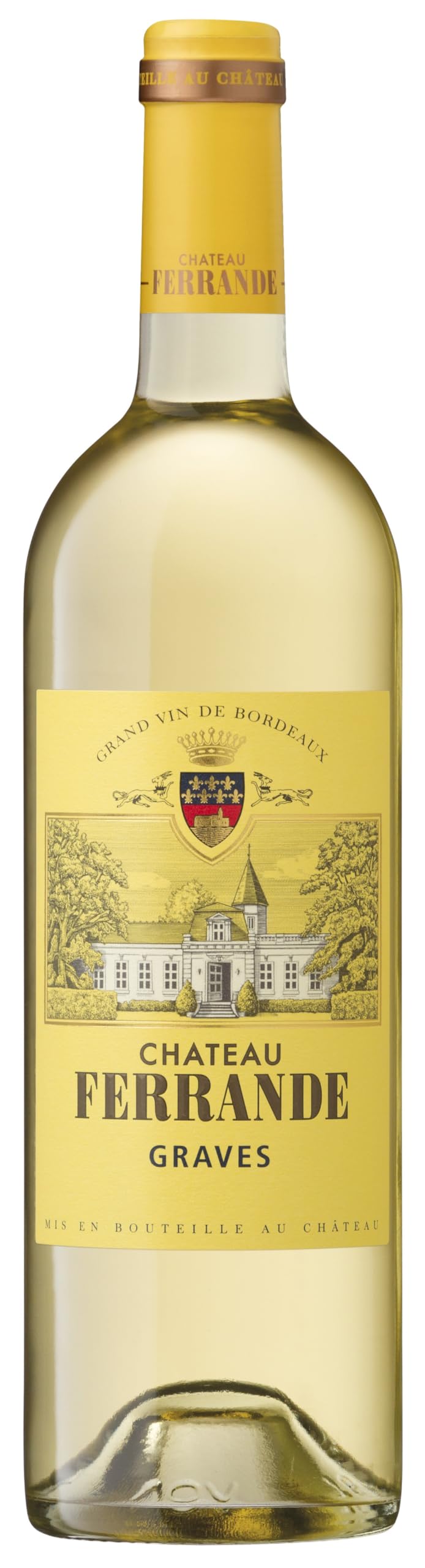 Coffret Cadeau Caisse Bois - Château Ferrande : Château Ferrande Rouge - Château Ferrande Blanc - Vin Rouge & Blanc- 2x75cl