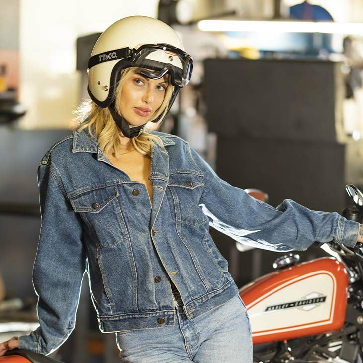 Amazon.co.jp: TT&CO. ヘルメット バイク ジェットヘルメット スーパー  