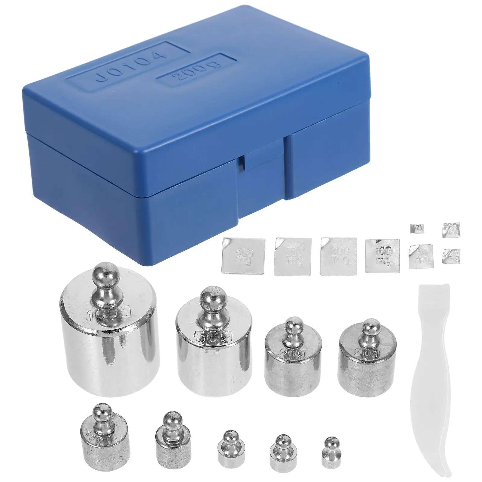 COSMOMART® Precision Calibration Weight Set (10mg-100g) for Accurate Scale Calibration - Includes Tweezers-image-40