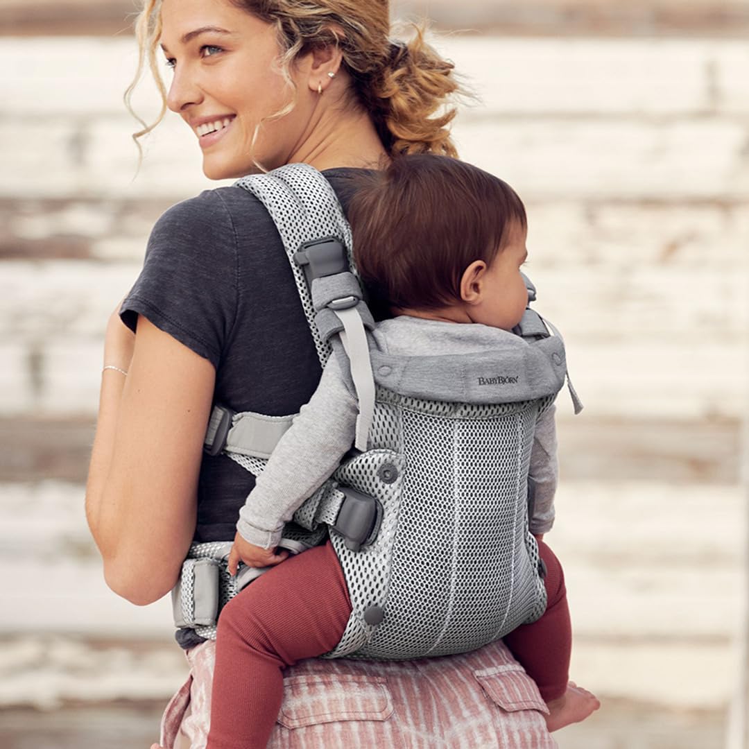 BABYBJÖRN Porte-bébé Harmony 3D Mesh Argent