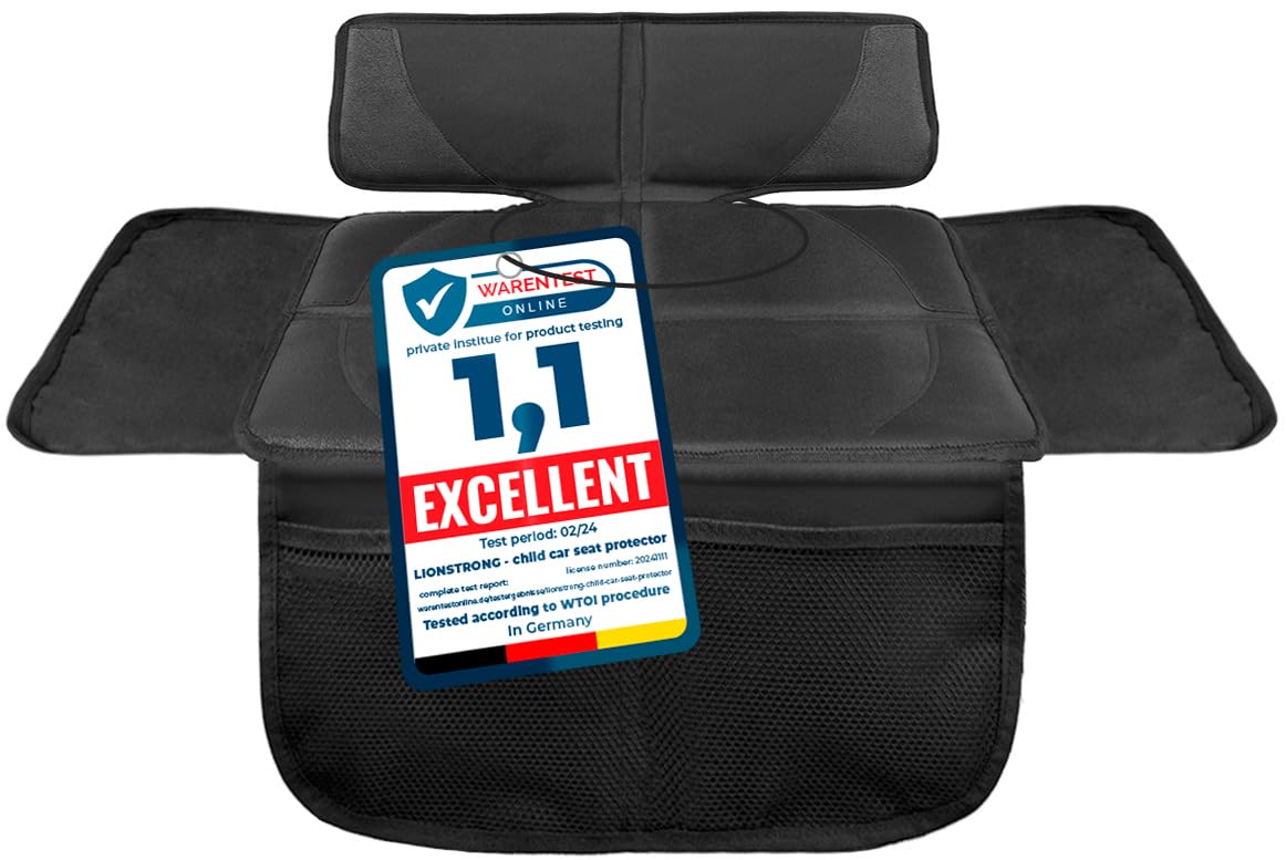 LIONSTRONG - coprisedile auto per seggiolino bimbo - protettore di sedili auto - compatibile ISOFIX (1 PCS piccolo)