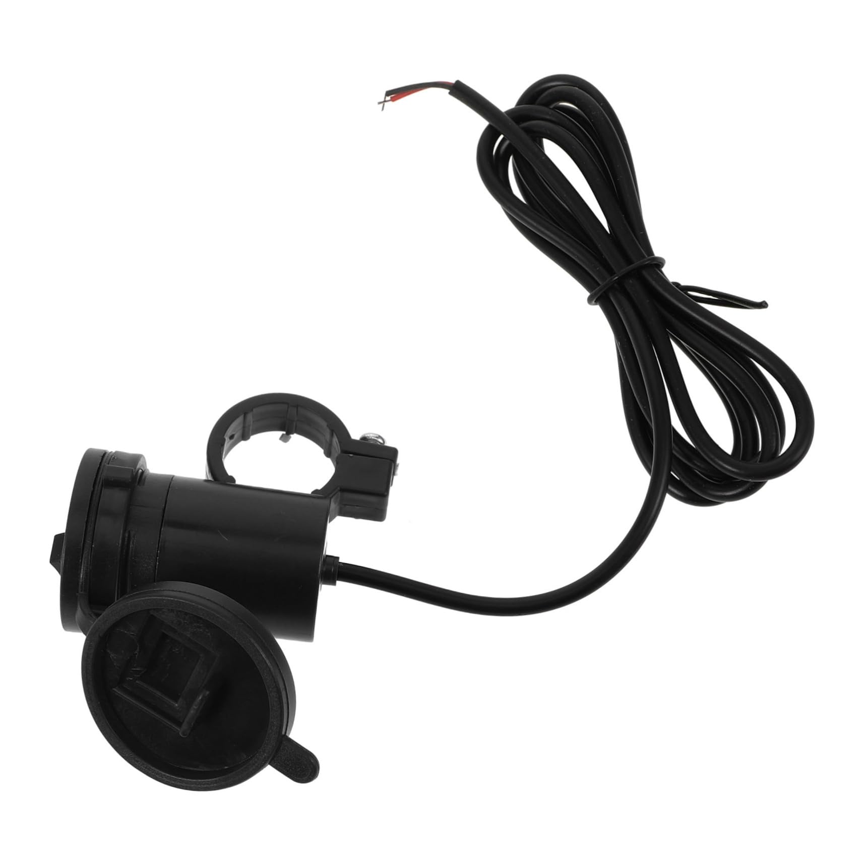 ETHZZLE Motorcycle USB Charger for Motorbike Fast Charging Phone Accessory Built Safety Sleek Design for Easy Installation Compatible Various Phone Models