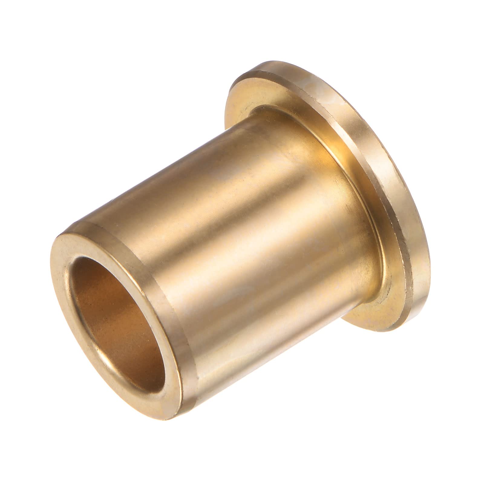 QUARKZMAN Brida Cojinete Manguito 13mm Interior Diámetro 19mm OD 25mm Longitud 3mm Brida Grosor Bronce Buje Autolubricantes Bujes Manguito para Industriales Equipos