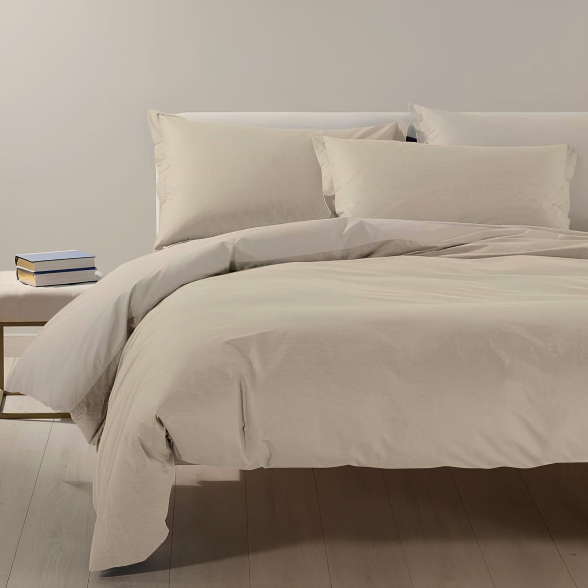 Caleffi Funda Nordica 4 Piezas 100% Algodón – Funda Nordica Cama, Suave, Transpirable y Lavable – Ropa de Cama Elegante para Todo el Año - Fundas Nordicas Cama 90 135 150