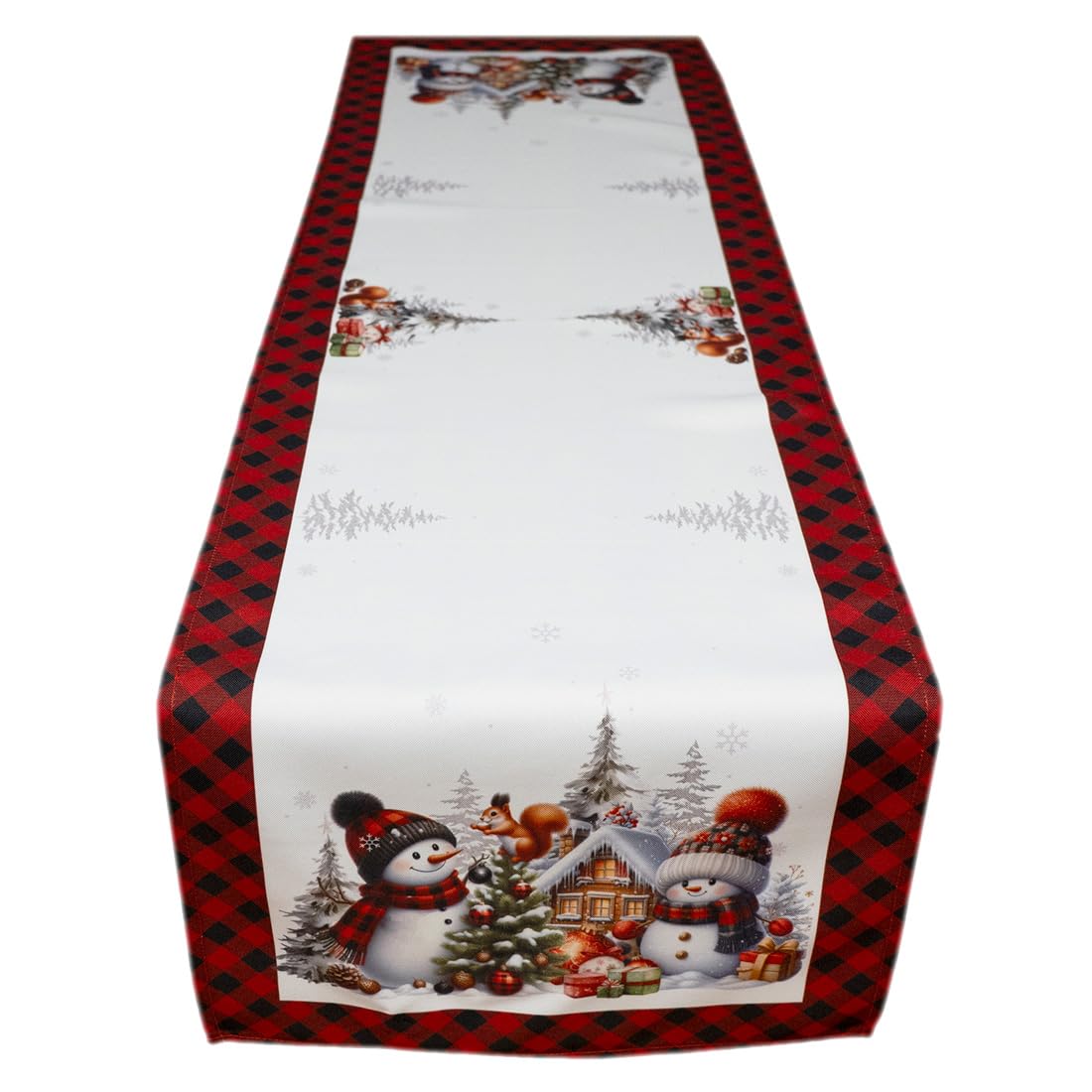 texpot Table Runner 40 x 90 cm Snowmen Christmas Table Runner