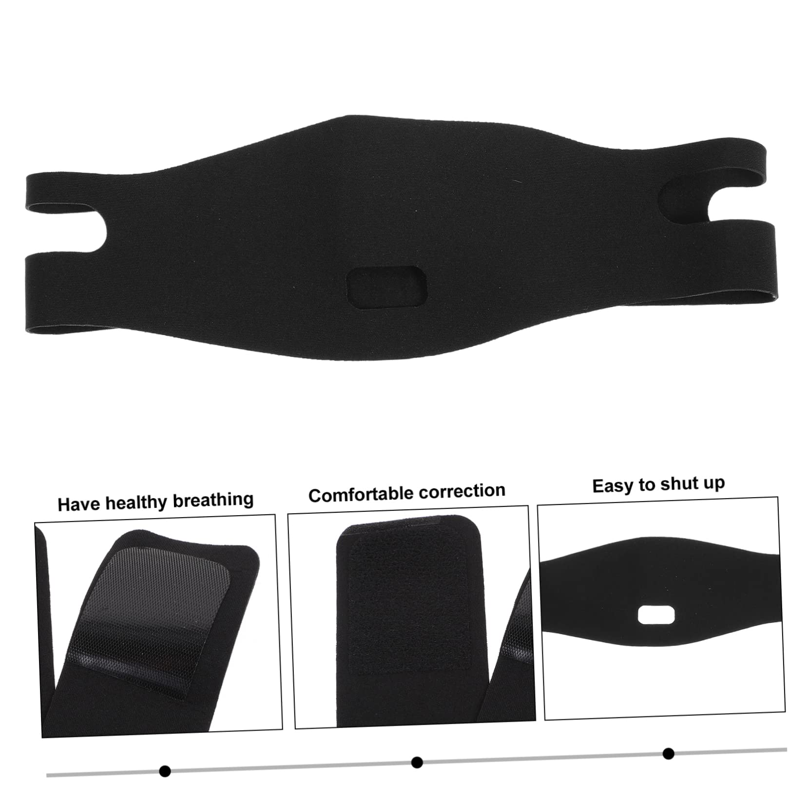 Healvian 10piezas Férula Antironquidos Para Adultos Diseño Elástico Para Evitar Ronquidos Confortable y Transpirable Protección De Mandíbula Para Mejores Noches De Sueño