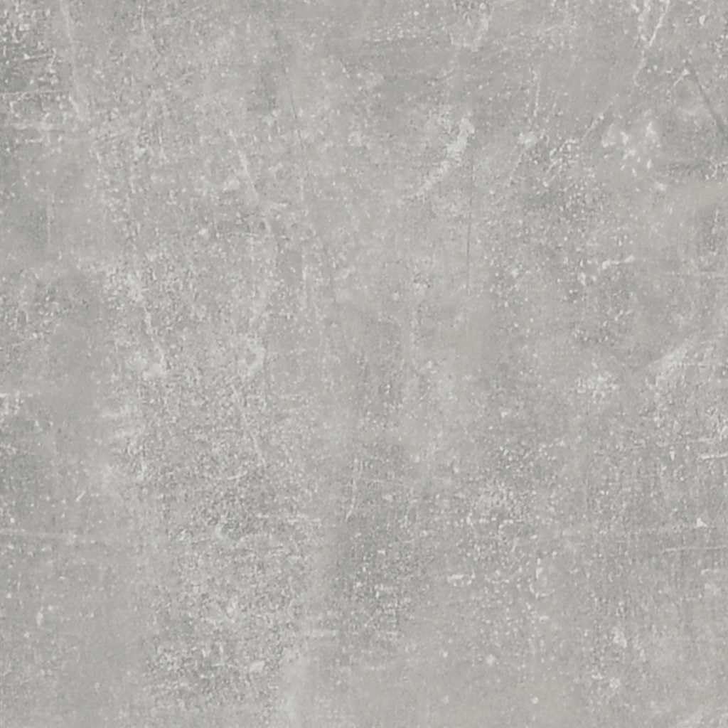 Scrivania con cassetti, in legno grigio cemento, 102 x 50 x 76 cm, per ufficio, computer, lavoro, PC, laptop, scaffale per segretario, ergonomica, salvaspazio, per casa e camera