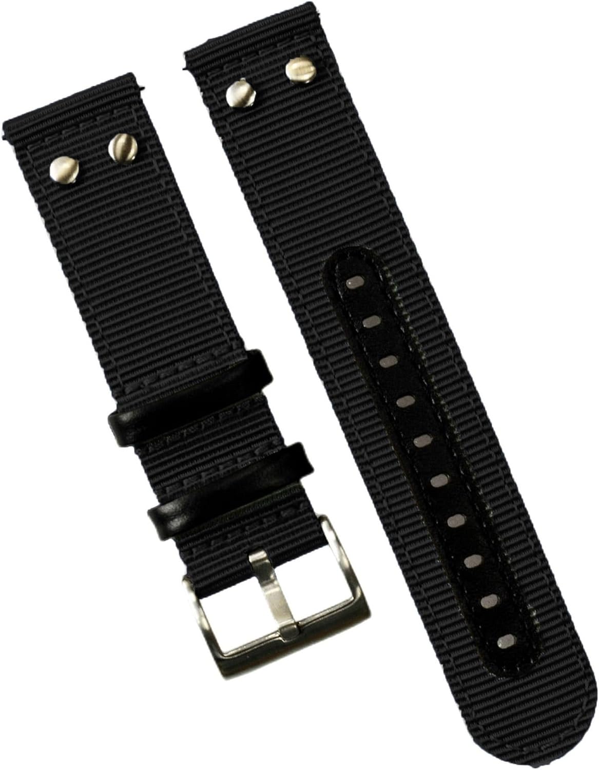 FYXT Premium Quality Nylon Canvas Strap Compatible With Hamilton Watchband Wristband Band 20mm 22mm