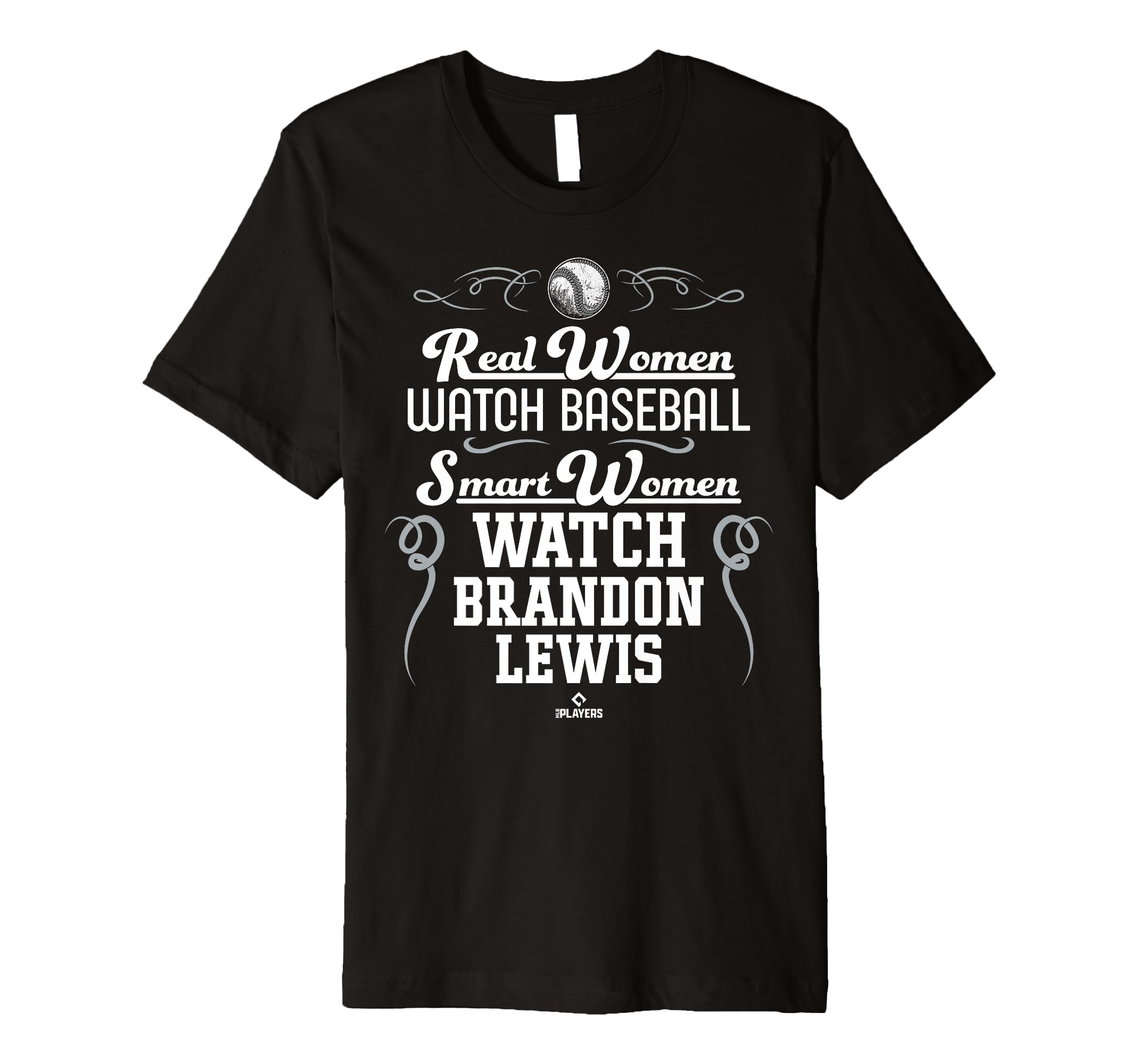 Smart Women Watch Brandon Lewis Prospect Baseball Fan Gear Premium T-Shirt