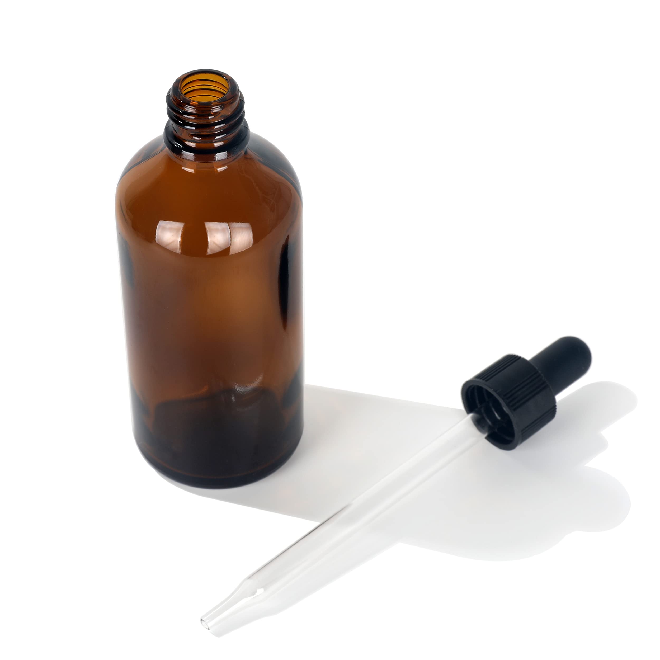 Magic Season Lot 2 Flacons Verre Ambré 100 Ml + Compte-Gouttes – Protection UV Huiles Essentielles