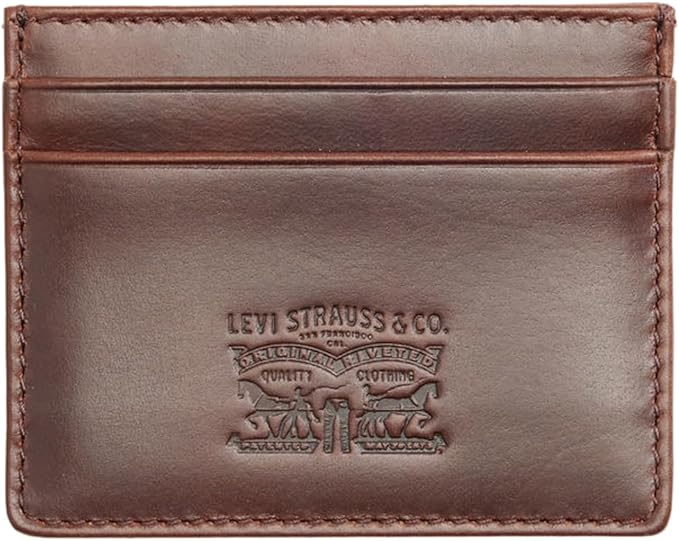 Cartera de mujer tarjetero Levi's Leather Card Case