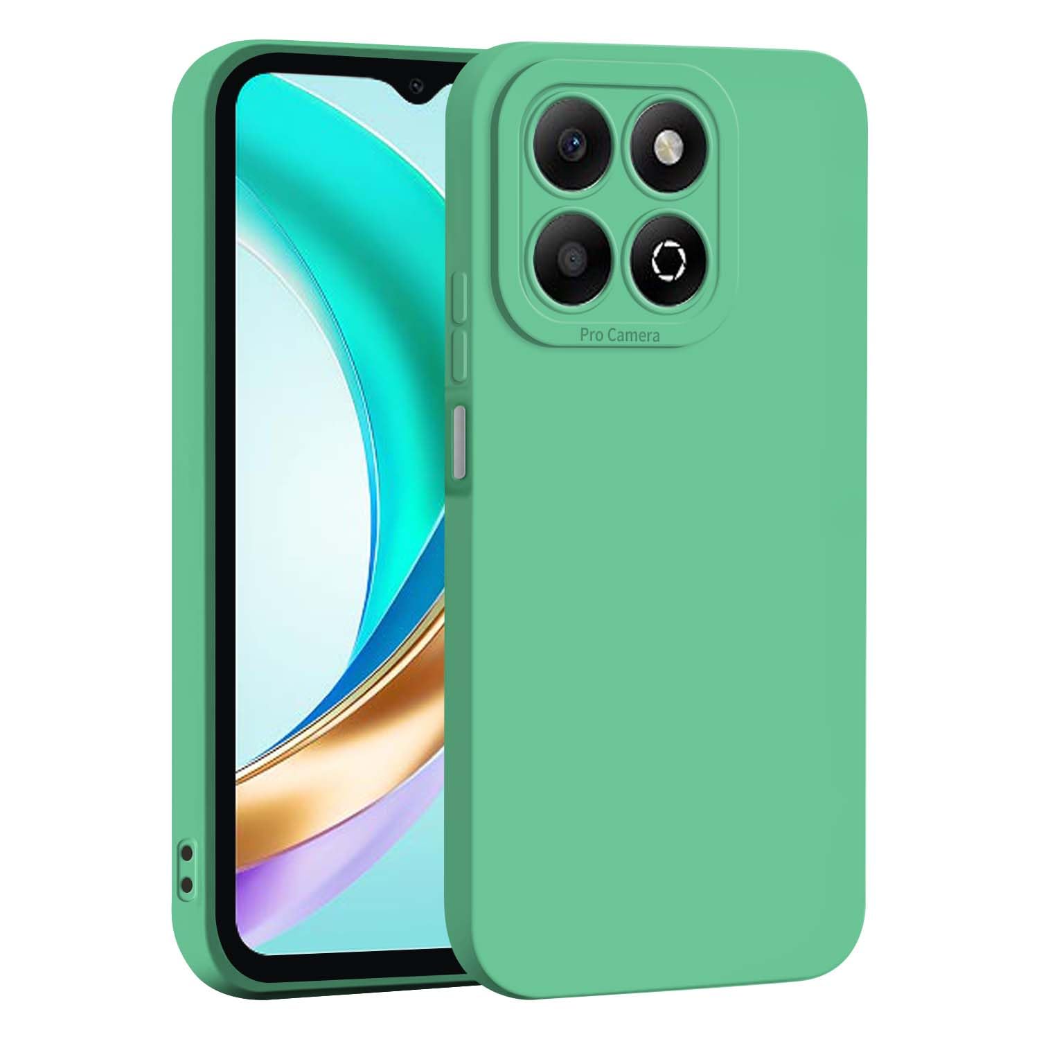 DESSEN Cover per Honor X6a 4G, Wallet Style PU Leather Shell, Custodia a Libro Flip Smart Magnetica con Appoggio e Porta Carte di Credito. Nero